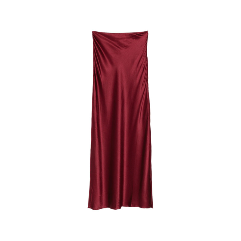 Cult Gaia Satin-finish Maxi Skirt