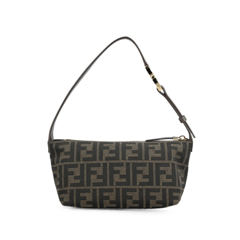 Fendi Vanity Pouch Small FF Zucca Jacquard Fabric Mini Bag
