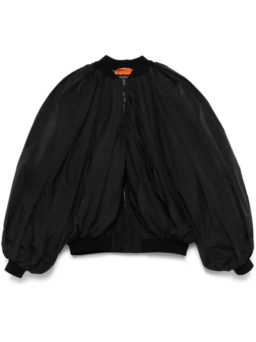 draped bomber jacket
