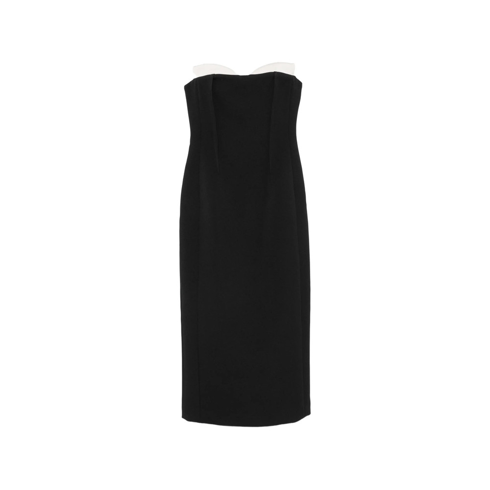 Simkhai Two-tone Spaghetti-strap Midi Dress