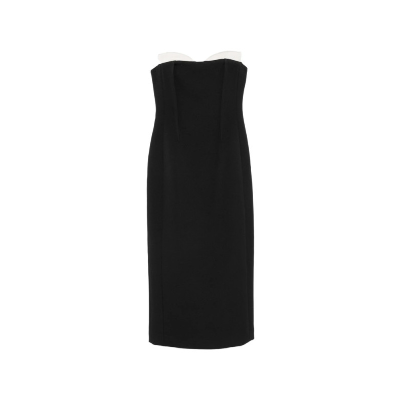 Simkhai Two-tone Spaghetti-strap Midi Dress