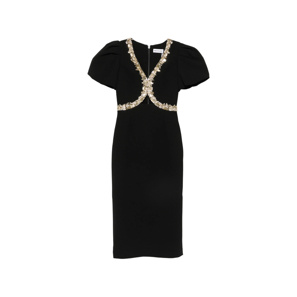 Rebecca Vallance Alexandrite Crystal-embellishment Midi Dress