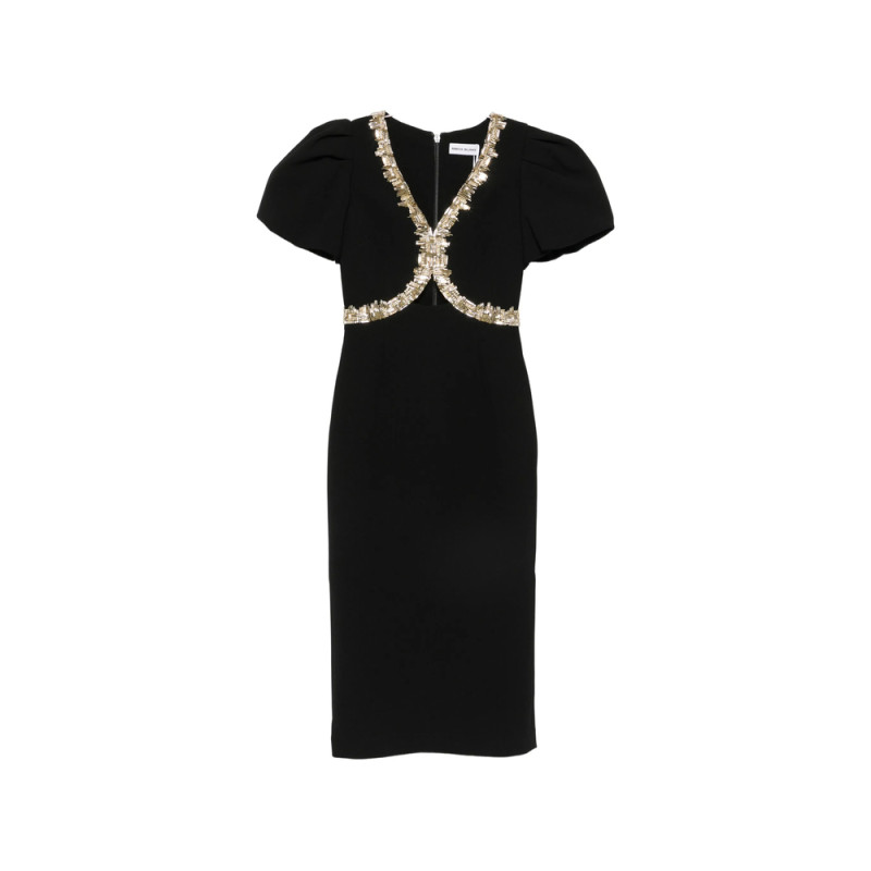 Rebecca Vallance Alexandrite Crystal-embellishment Midi Dress