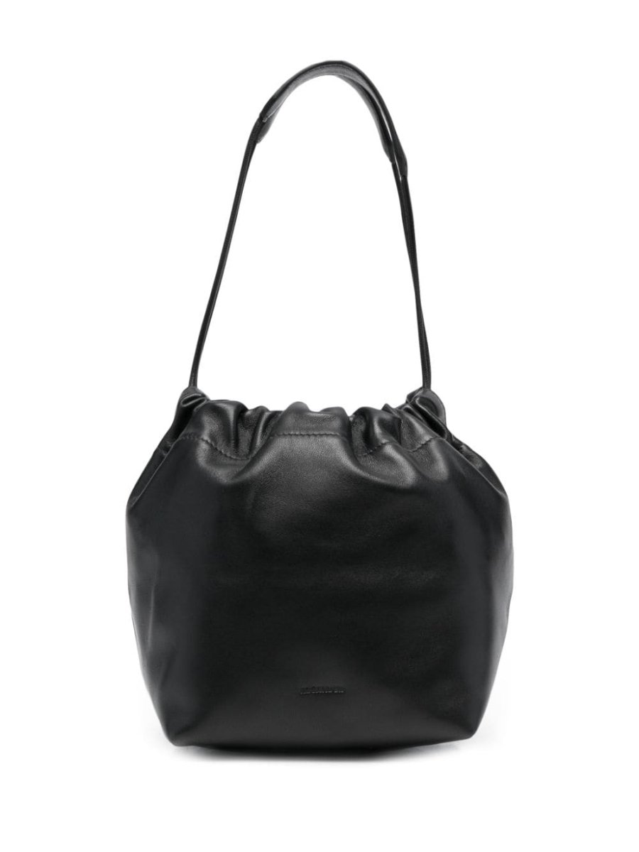 drawstring-fastening bucket bag