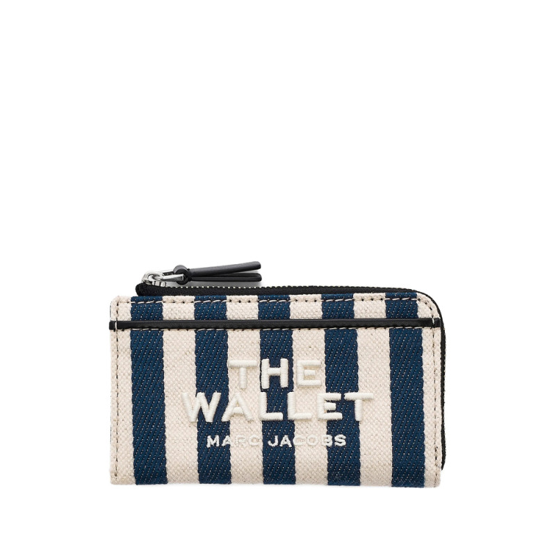 Marc Jacobs Stripe Top Zip-wallet