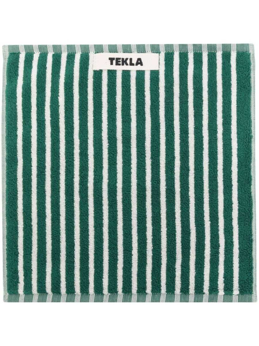 striped cotton face towel (30cm x 30cm)