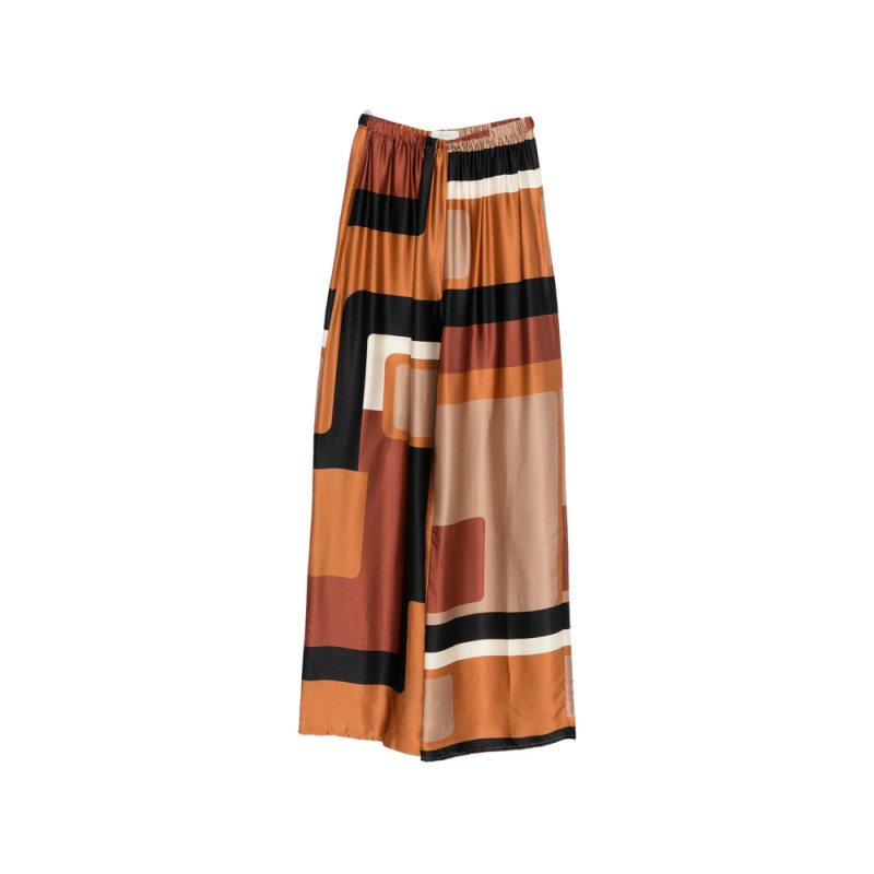 Faithfull The Brand Geometric-print Palazzo Pants