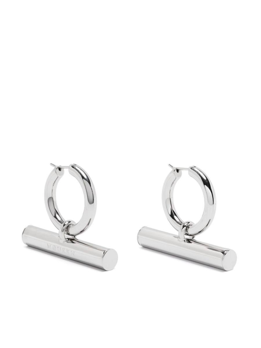 T-Bar hoop earrings