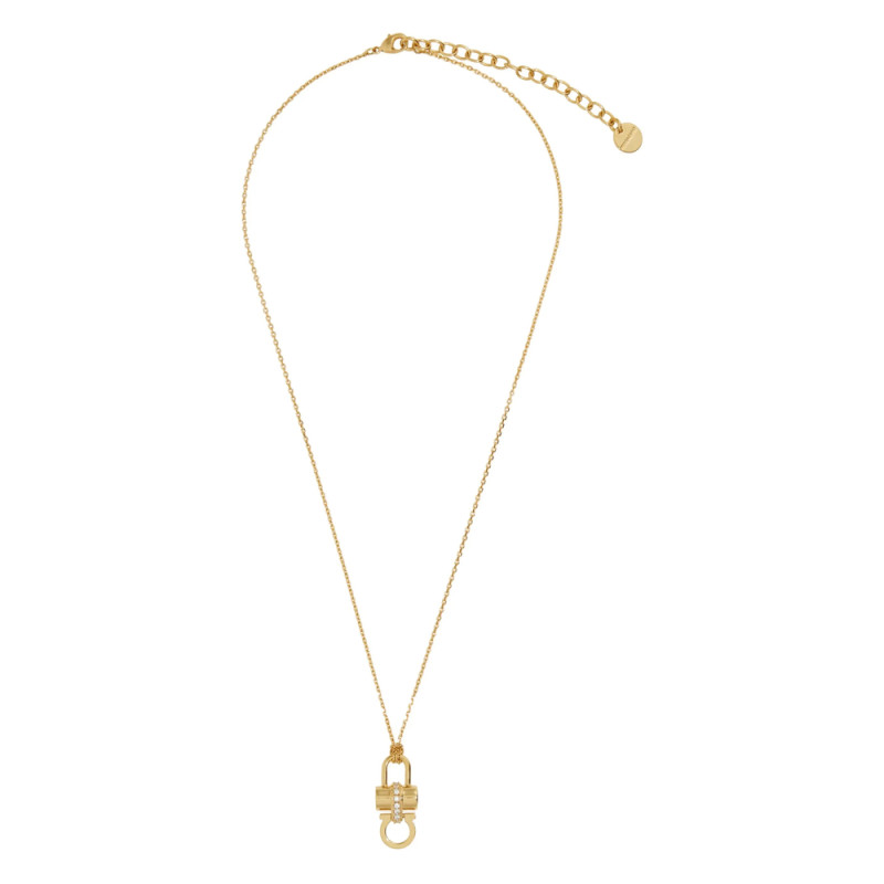 Ferragamo Padlock Pendant Necklace