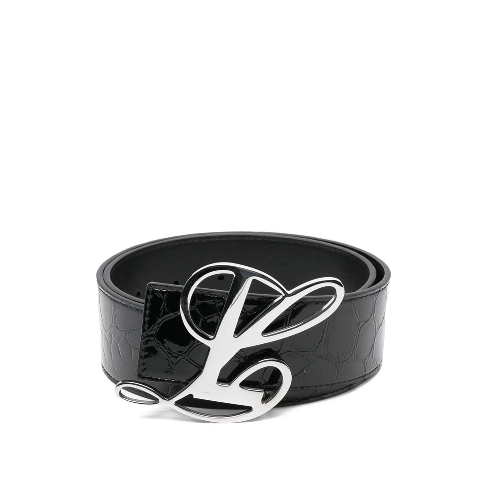 Luar Logo-buckle Leather Belt