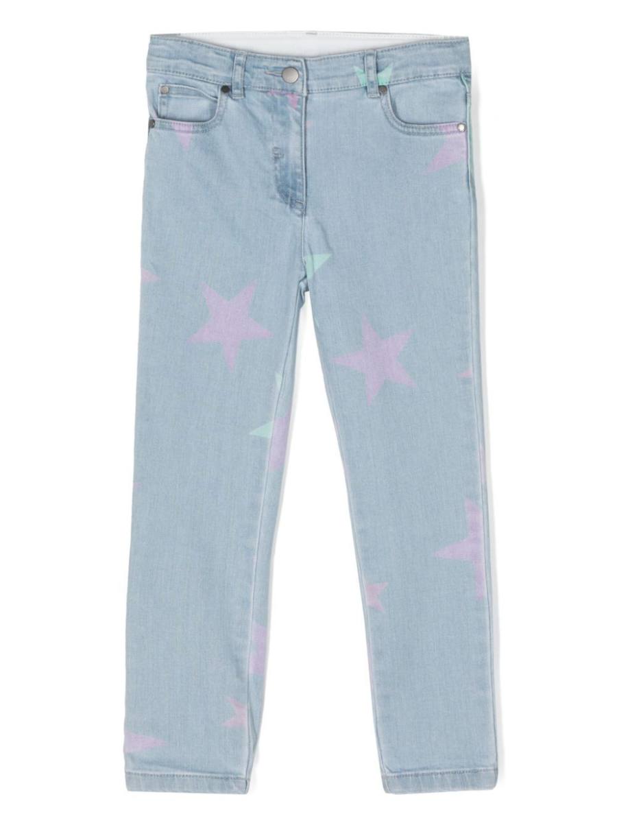 star-print skinny jeans