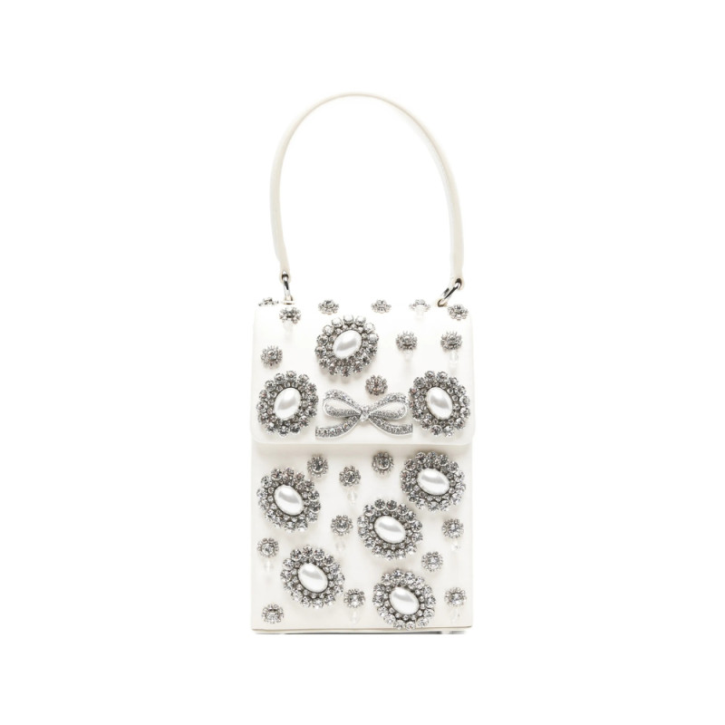 Self-portrait Bow-embellished Tote Bag