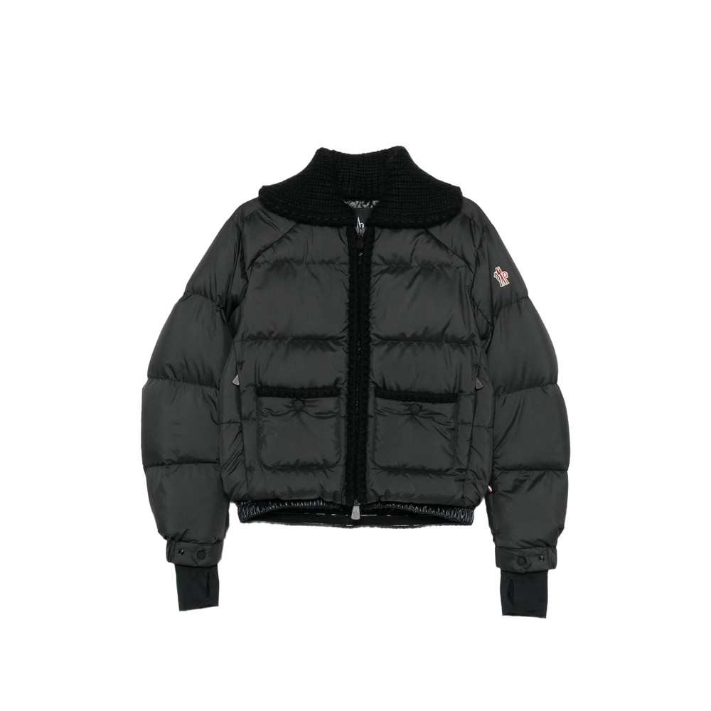 Moncler Grenoble Jolie Quilted Wool-trim Puffer Jacket