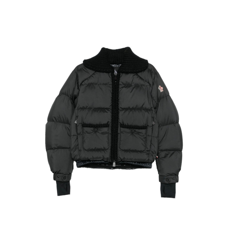 Moncler Grenoble Jolie Quilted Wool-trim Puffer Jacket