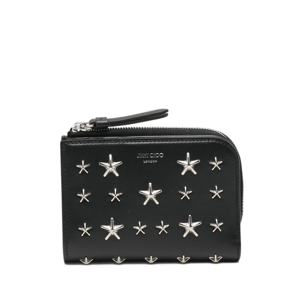 Jimmy Choo Star-studded Leather Wallet