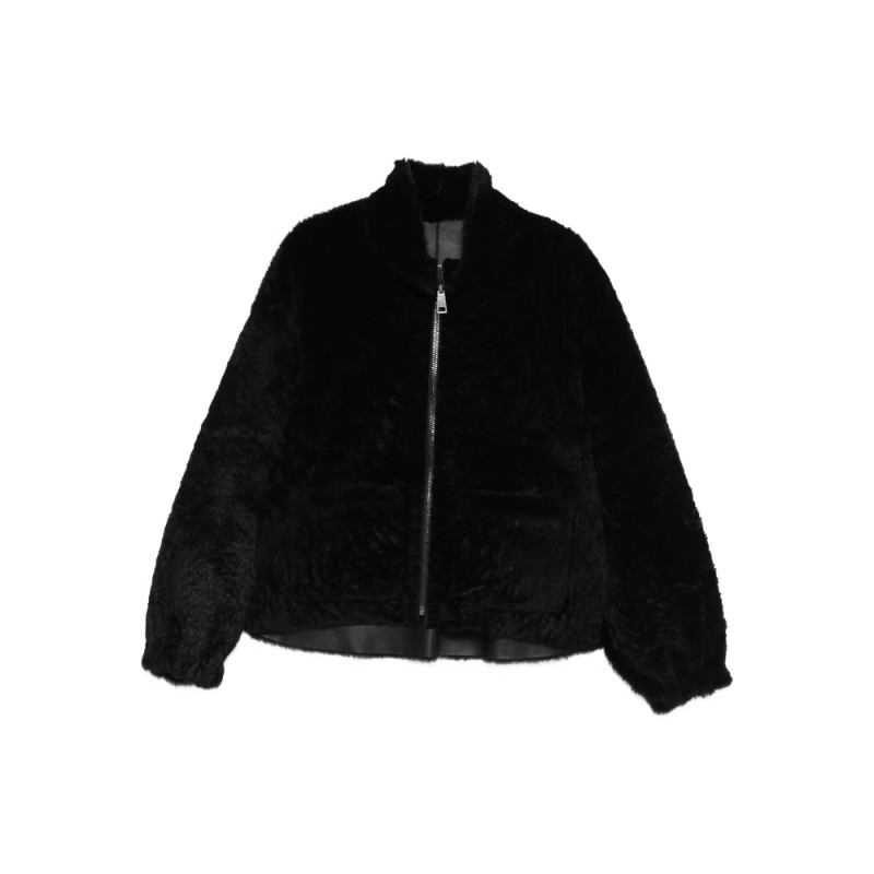 Simonetta Ravizza Zip-front Balloon-sleeves Jacket