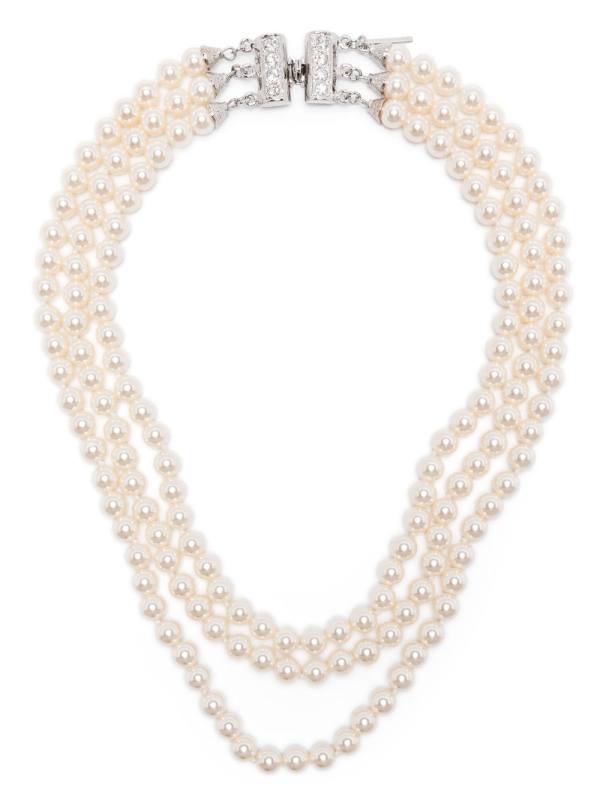 Three Rounds Of Pearl necklace