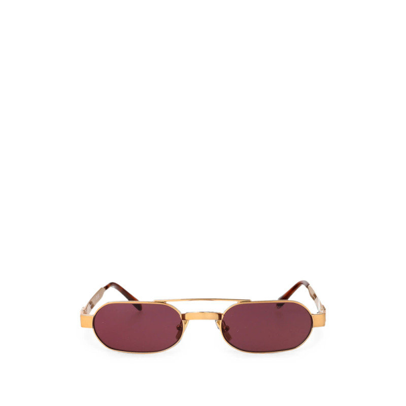 Miu Miu Logo-plaque Geometric-frame Sunglasses