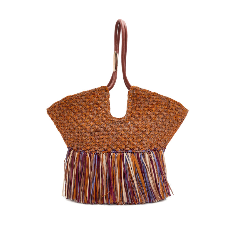 Zimmermann Medium Goldentime Fringed Tote Bag