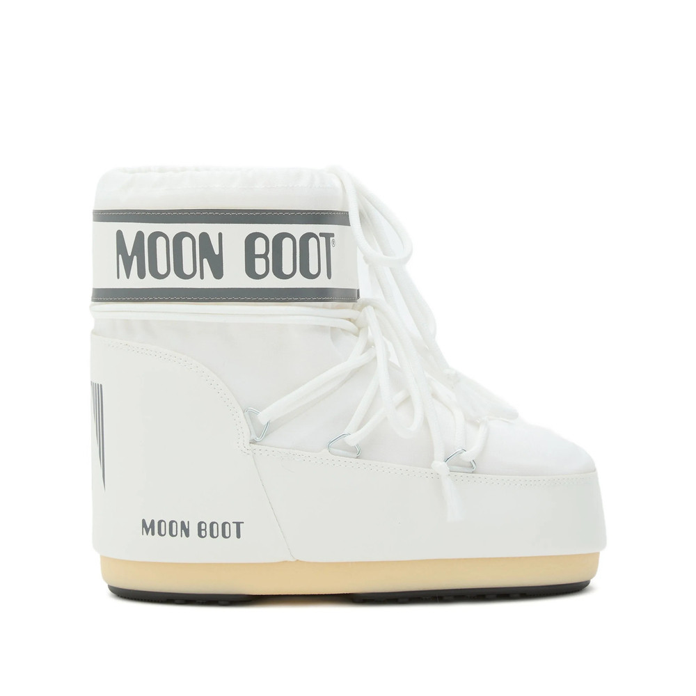 Moon Boot Icon Low White Nylon Boots