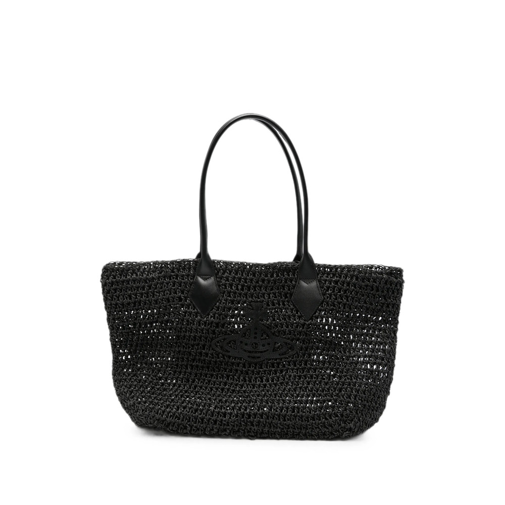 Vivienne Westwood Small Alana Woven Tote Bag