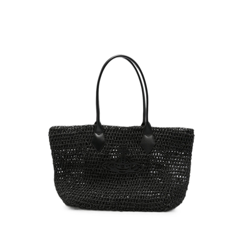 Vivienne Westwood Small Alana Woven Tote Bag