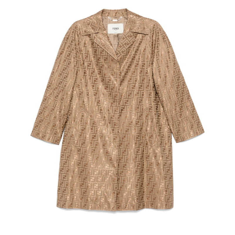 Fendi FF-printed Coat
