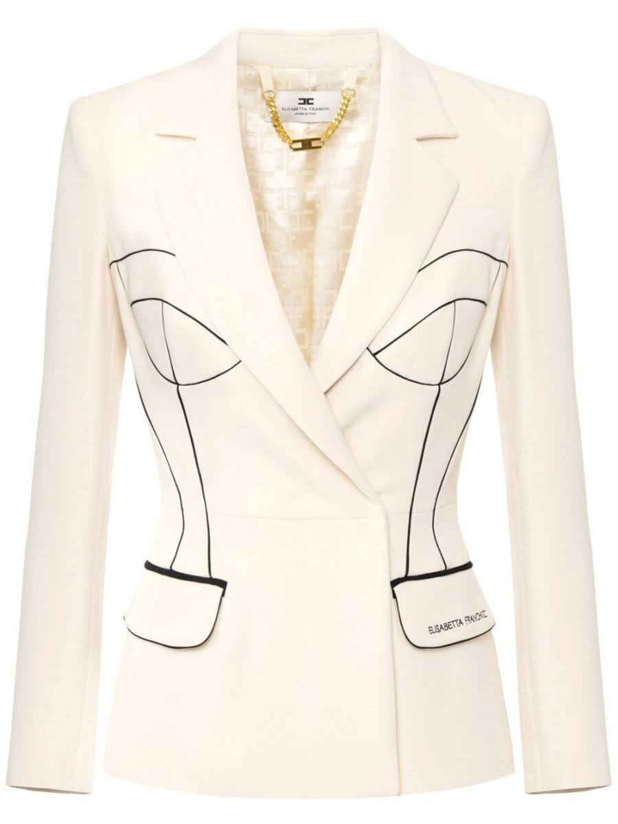 contrasting piping jacket
