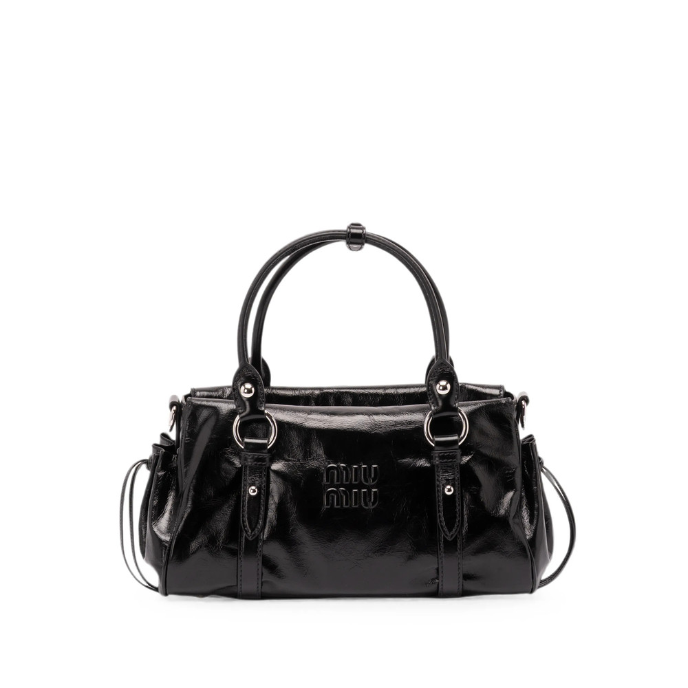 Miu Miu Logo-embossed Tote Bag