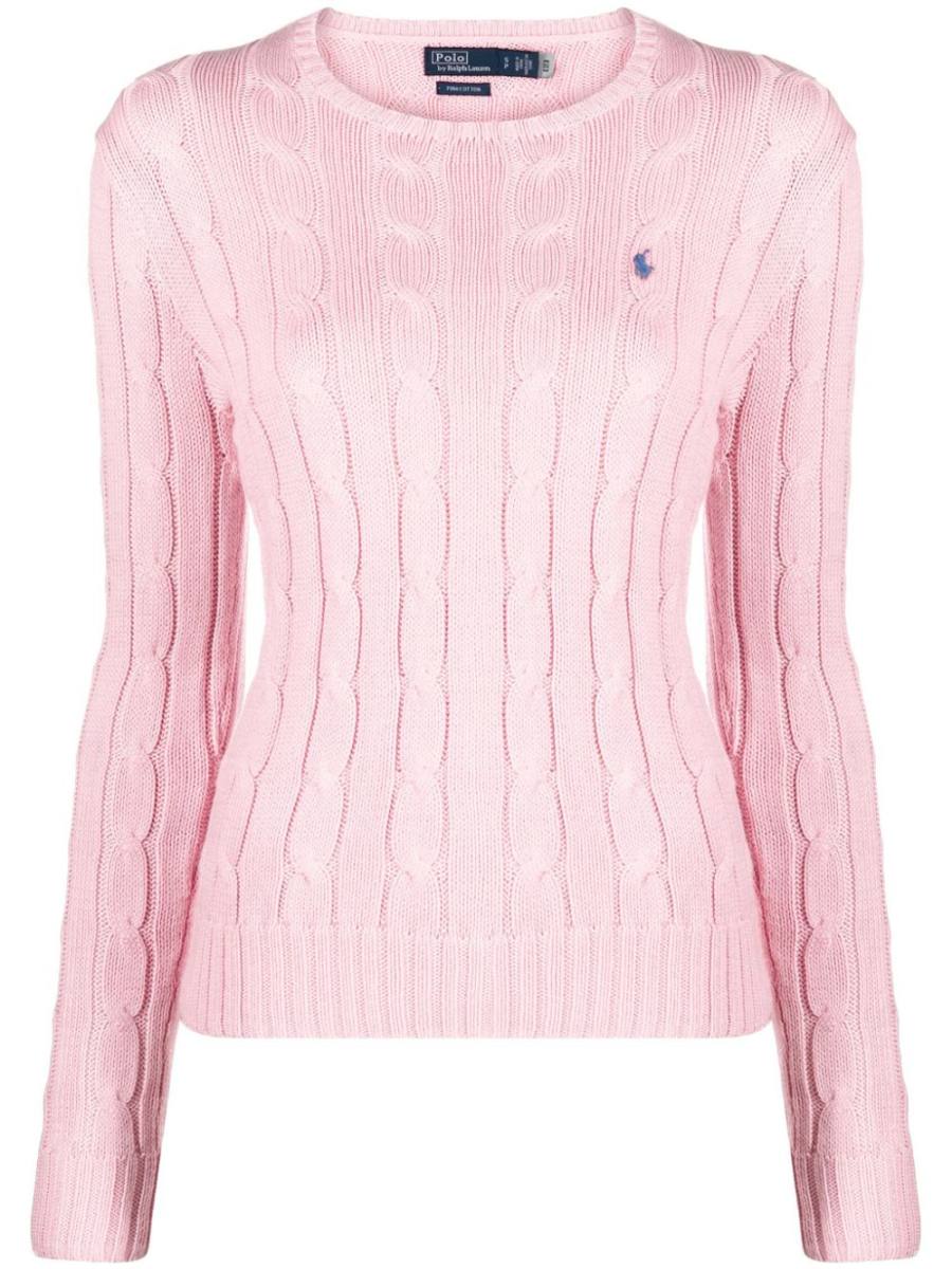 long-sleeve knitted jumper