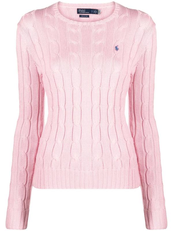 long-sleeve knitted jumper