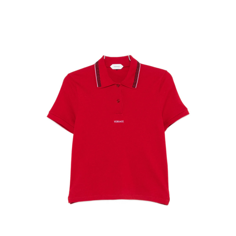 Versace Greca-border Polo Shirt