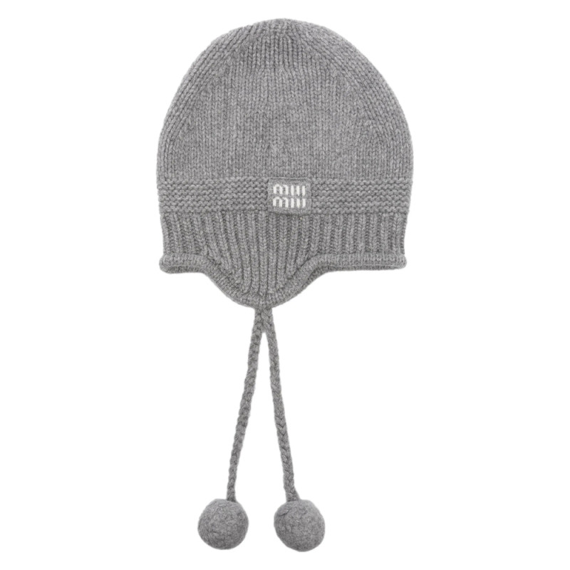 Miu Miu Pompom-detailed Ear-flap Beanie