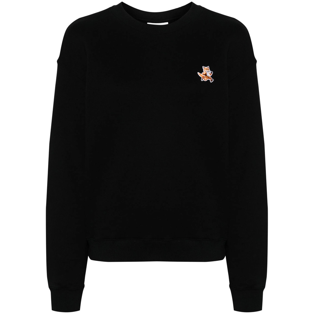 Maison Kitsuné Fox-appliqué Sweatshirt