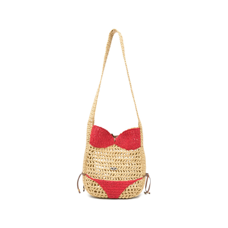 Pucci Bikini-patch Woven Shoulder Bag