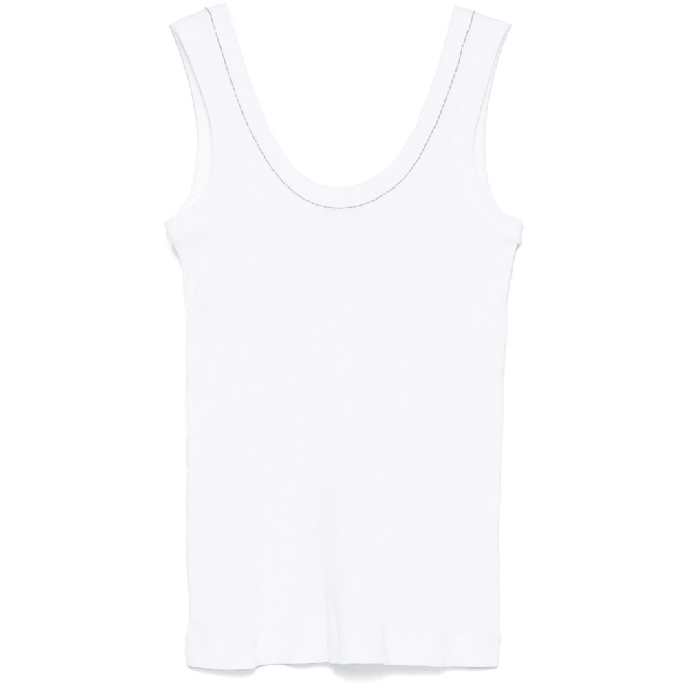 Brunello Cucinelli Ribbed Tank Top