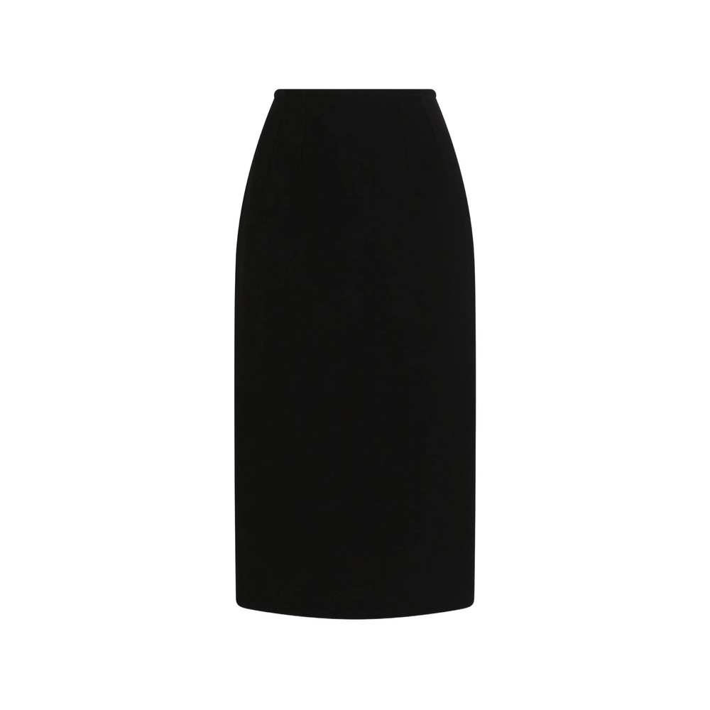 Dolce & Gabbana Double Wool Crêpe Skirt