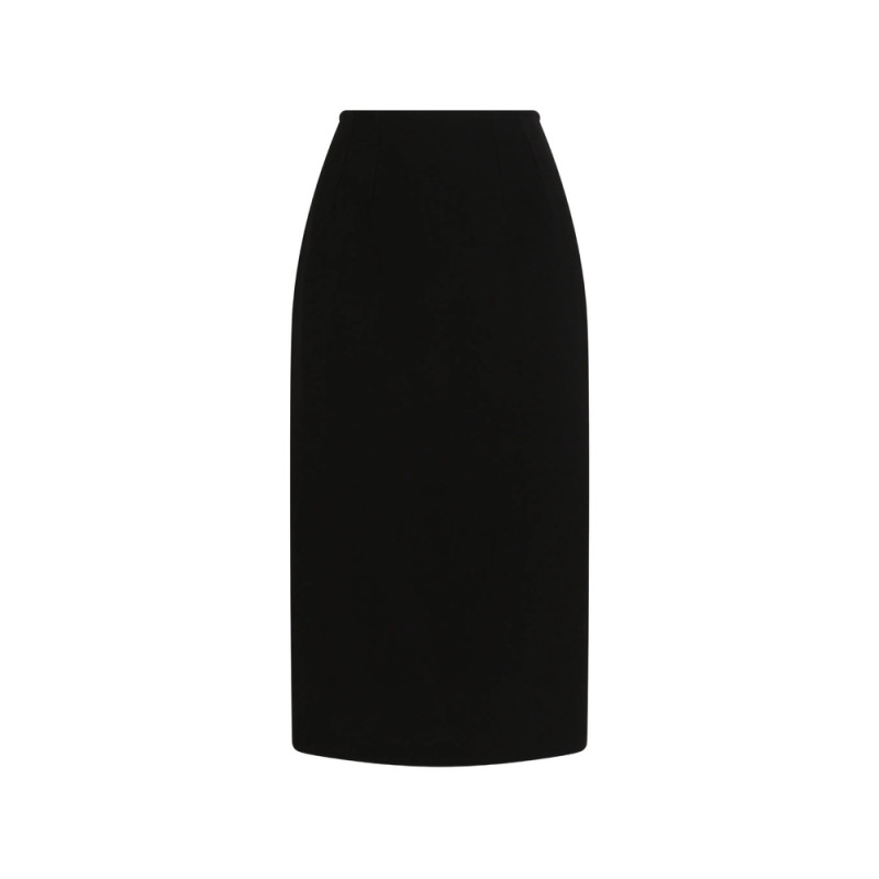 Dolce & Gabbana Double Wool Crêpe Skirt