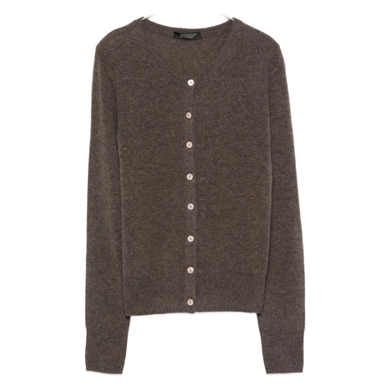 Aragona Button-front Cashmere Cardigan