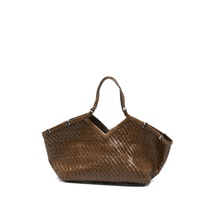Benedetta Bruzziches Large Usha Hand-woven Tote Bag