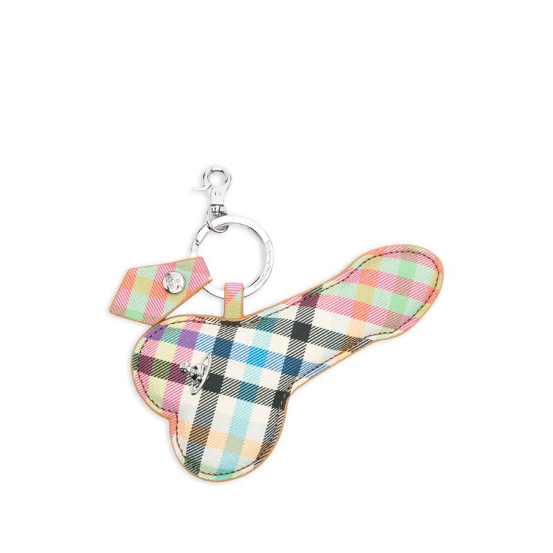 Vivienne Westwood Plaid-pattern Keyring