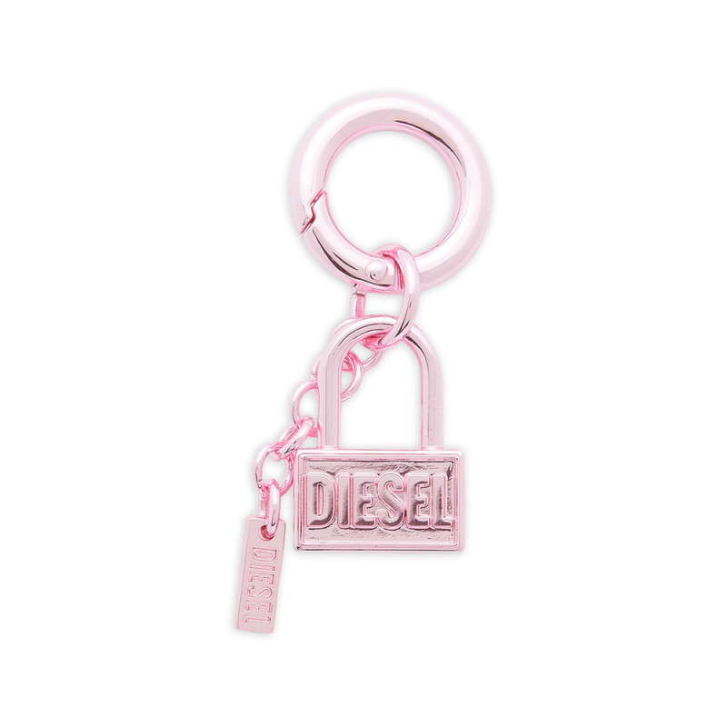 Diesel Padlock-pendant Logo-plaque Keychain