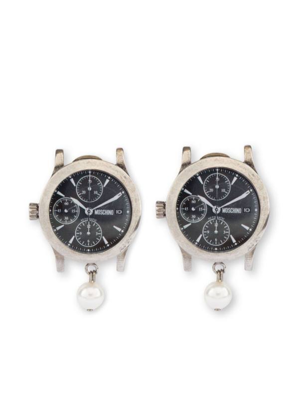 watch clip-on earrings
