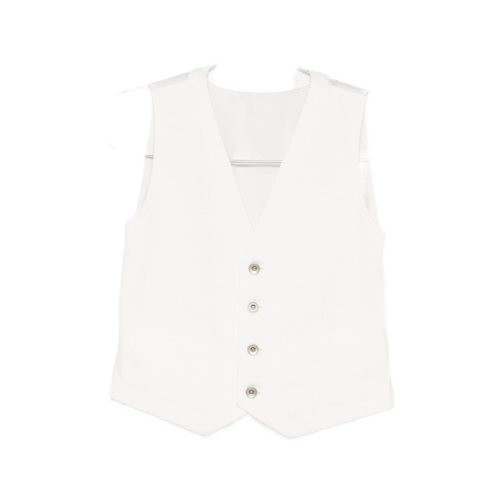 Sacai Buttoned Drawstring Waistcoat