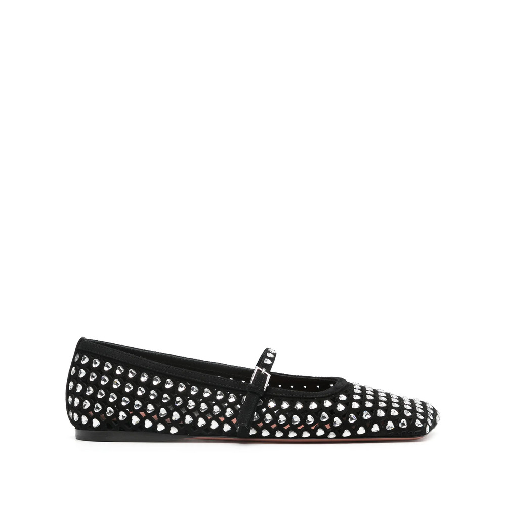 Amina Muaddi Ane Ballerina Shoes