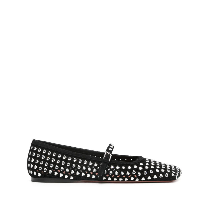 Amina Muaddi Ane Ballerina Shoes