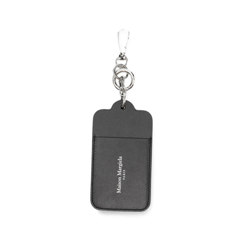 Maison Margiela Logo-print Leather Keyring