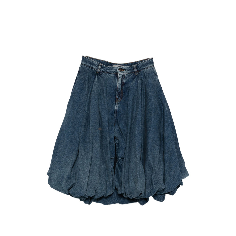 Balenciaga Balloon Denim Shorts