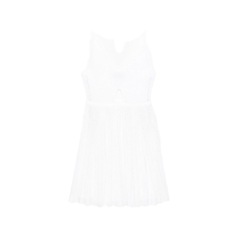 Missoni Cut-out Pleated Mini Dress