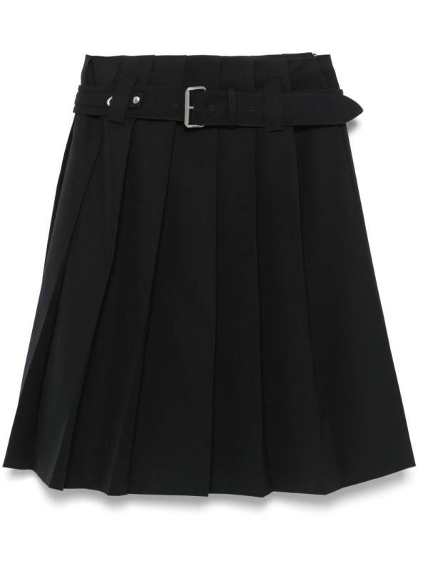 gabardine mini skirt